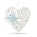 Hallmark Keepsake Christmas Ornament 2018 Year Dated Mom Thanks Heart Butterfly Porcelain