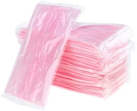Brussels08 50Pcs 3-Layer Non Woven Disposable Face Masks with Ear-loop Dental Medical Mouth Cover Masks Flu Protection Dust-Proof Mask