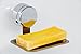 HOME SO Soap Dish Tray with Suction Cup - Removable Bath Shower Holder for Soap Bars, Sponges, Shampoo - Stainless Steel, Chrome