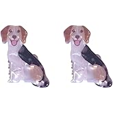 Cute Beagle Dog Hair Clip,Funny Acrylic Claw Clips,Cute Puppy Hair Clips for Women,Pack of 2