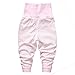 Benetia Organic Cotton Little Girls' Pajama Pants Soft 3-Pack High Waist Size 0-4 Years Old
