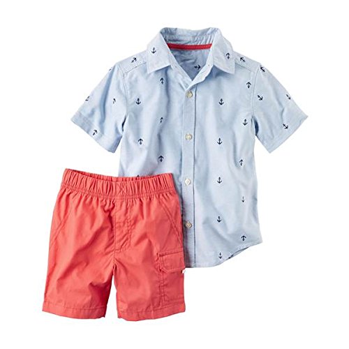 Carter's 2 Piece Short Set - Anchors - 3T
