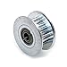 BIQU GT2 20Teeth 3mm Bore Aluminum Timing Belt Idler Pulley for 3D Printer 6mm Width Timing Belt (Pack of 5pcs)
