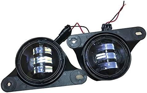 30W 4 Inch Led Fog Lights for Jeep Wrangler JK Off Road Fog Lamps Only 10th Anniversary Bumper Fog Lamp Two-year Warranty