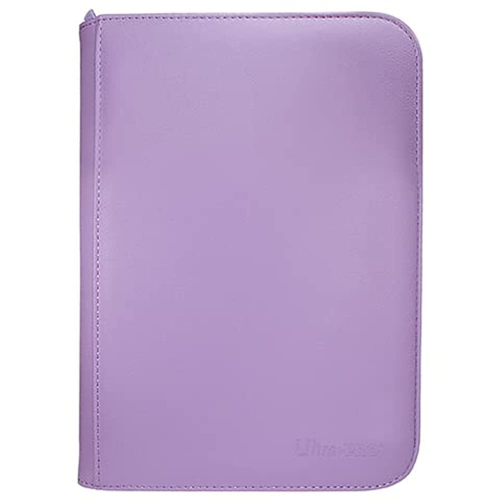 Ultra PRO - Vivid 4-Pocket Zippered PRO-Binder: (Purple) Protect Up to 160 Collectible Trading Cards, Sports Cards or Valuable Gaming Cards, Ultimate card Protection