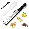 Topways® Citrus Citroen Zester & Kaasrasp, Zester voor Keuken Gember Knoflook Chocolade Knoflook Oranje Chocolade…