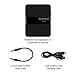 ZSTVIVA Bluetooth 4.1 Transmitter/Receiver 2-in-1 Portable Wireless Audio Adapter for Headphones, TV, Speaker, Computer/PC, MP3/MP4 Player, iPod, iPhone, iPad, Tablets - Black