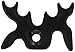 Imperial Billiard/Pool Cue Accessory: Slip-On/Portable Moosehead Bridge Head, Plastic