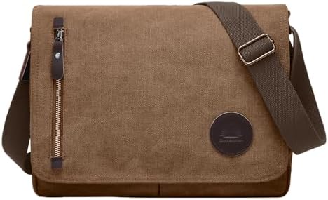 Amazon.com | Men's messenger bag Gutim canvas messenger bag