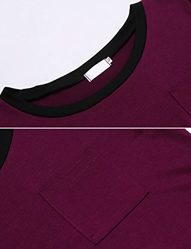 image for Qearal Women's Summer Basic Short Sleeve Tops Casual Loose Cotton T-Sh