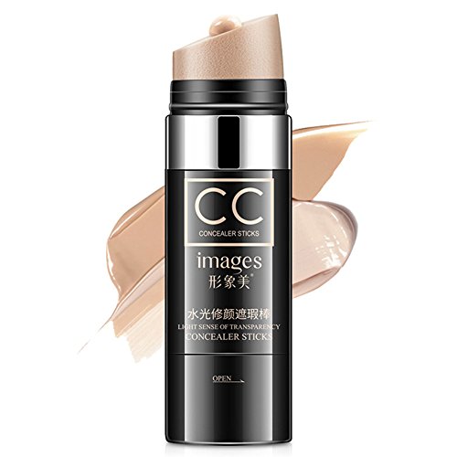 Yiwa CC Cream Face Concealer Powder Foundation Face Care Moisturizing Natural Cover Up Waterproof Whitening Face Concealer Stick