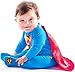 Warner Bros. Batman & Superman Baby Boys' Costume Coveralls with Cape