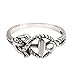 CloseoutWarehouse 925 Sterling Silver Anchor of Hope Ring (Comes in Colors)
