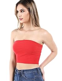 Camiseta de tirantes y tubo de algodón de alta calidad para mujer, fabricada en EE. UU.