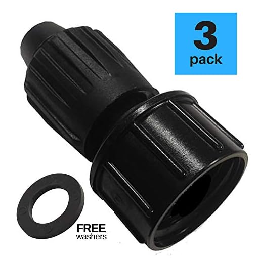 Habitech 3-Pack 1/2 Inch Drip Irrigation Tubing to Faucet/Garden Hose Adapter - Thumbnail 3