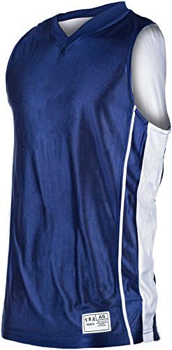 Reversible Dry-Fit Basketball Jersey (X-Large, Navy/White)