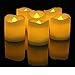 Novelty Place Longest Lasting Battery Operated Flickering Flameless LED Votive Candles (Pack of 48)