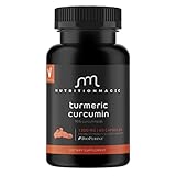 Turmeric Curcumin Capsules ★ 100% MONEY BACK GUARANTEE ★ - with BioPerine Black Pepper Extract, Aids Absorption - Without This it Won't Work.60 Veggie 650mg Turmeric Supplement, 95% Curcuminoids