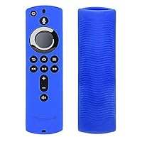 ACHICOO Soft Silicone Rubber Case Cover Skin Shell for AMA-zon Fire TV Stick Remote Blue Electronic Phone Computer Products for Travel/Work