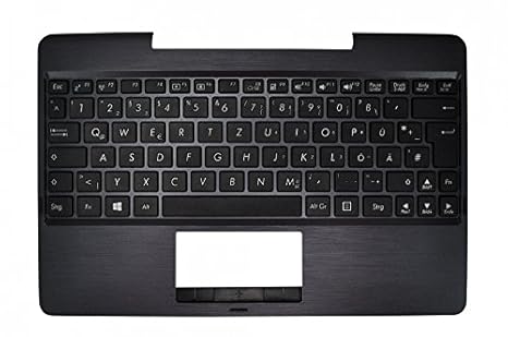 Tastatur inkl. Topcase DE (deutsch) schwarz/anthrazit Original 90NB0451-R30102 für Asus T100TA-1A / T100TA-1K / T100TA-1R / T