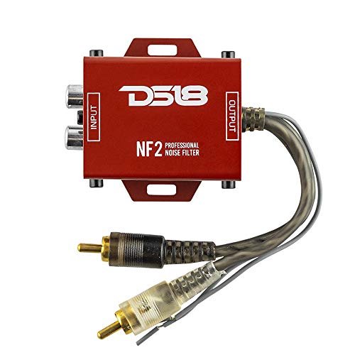 DS18 NF2 Professional Noise Filter, Ground Loop Isolator for Car Audio