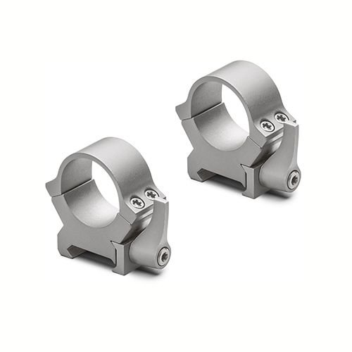 Leupold, QRW2 Quick-Release Weaver-Style Rings, 1" Tube Diameter, Low Height, Silver