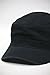The Vintage Year Washed Cadet Cotton Twill Adjustable Military Radar Caps (Black Heavy Stitching)