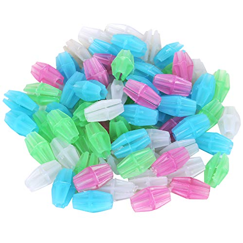 TRIXES 100PC Bicycle Spokey Dokey Beads – Neon Bright Multicoloured - Thumbnail 6