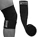 Meister Power Lifting Knee Wraps Squats Support - Black