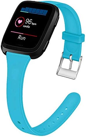 CosyZanx Compatible for Fitbit Versa Bands Soft Silicone Sport Wristbands for Men Women Lightweight Replacement Straps Accessories for Fitbit Versa