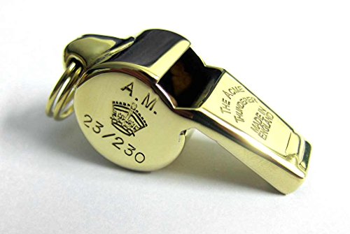 WW2 Acme Whistle Air Ministry 23/230 RAF USAAF Rescue Emergency Ditching Thunderer WWII Brass