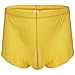 YiZYiF Men's Mesh Boxer Briefs Underwear Transparent Shorts Yellow Medium