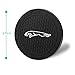 monochef Auto Sport 2.75 Inch Diameter Oval Tough Car Logo Vehicle Travel Auto Cup Holder Insert Coaster Can 2 Pcs Pack (Fit Ja guar)