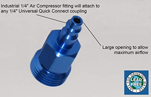 Winterize Mfg Heavy-Duty Quick Connect Blow Out Plug for RV, Travel Trailer, Boat and Camper - Thumbnail 5