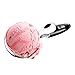 KUCHE All Ease Stainless Steel Ice Cream Scoop with Easy Trigger and Easy Clean - Large (BLACK)