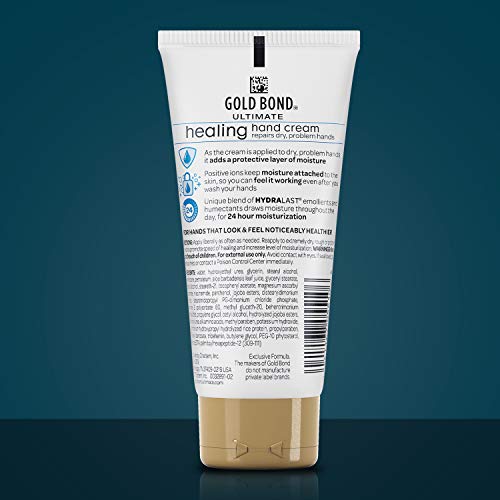 The Gold Bond Ultimate Healing Hand Cream is the perfect solution to protect and nourish your dry and problem skin as you wash your hands frequently. With seven intensive moisturizers, vitamins A, C, and E, this hand cream repairs and rejuvenates your hands without leaving any greasy residue. The non-greasy formula absorbs quickly and provides a light fresh scent that lasts for a longer time. 