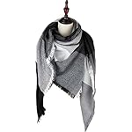 VIVIAN & VINCENT Women's Plaid Blanket Winter Scarf Warm Wrap Oversized Shawl Cape VIVIAN & VINCENT Women's Plaid Blanket Winter Scarf Warm Wrap Oversized Shawl Cape