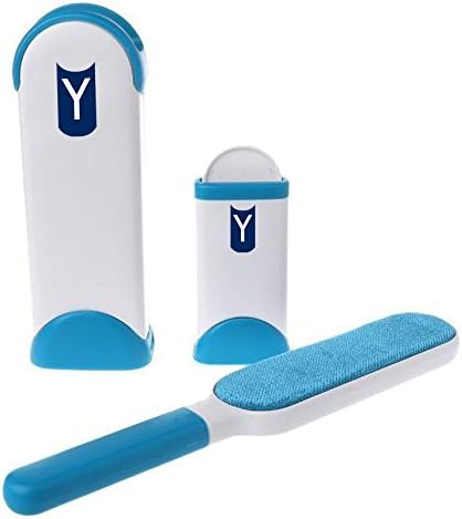 Yanamoki Self-Cleaning Double-Sided Pet Hair Fur Lint Remover Brush Kit - Removes Dog Cat Pet Hair from Clothing, Furniture, Sofa, Home, Car