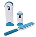 Yanamoki Self-Cleaning Double-Sided Pet Hair Fur Lint Remover Brush Kit - Removes Dog Cat Pet Hair from Clothing, Furniture, Sofa, Home, Car