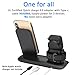 Wireless Charger, 3 in 1 Wireless Charging Stand for Latest Airpods iPhone and iWatch, Wireless Charging Station Compatible for iPhone 11/11 Pro Max/X/XS Max/8 Apple Watch Charger 5 4 3 2 1 Airpods 2