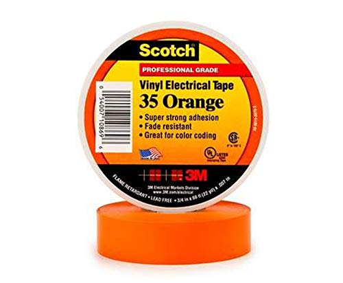 Photo 1 of 3M 10869-BA-5 640024981871 Scotch Vinyl Color Coding Electrical Tape 35