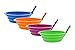 Arrow Sip-A-Bowl 4-Pack Set, Built-In Straw - 22-Ounce Reusable Bowls Stop Liquid Spills: Cereal Milk, Ice Cream - Makes Breakfast/Snack Time Easy - Dishwasher Safe - Blue, Pink, Green, and Orange