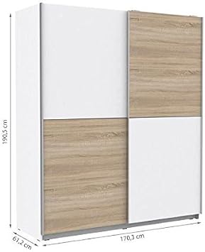 Finlandek Armoire 170 X 190 X 61 Cm Decor Chene Et Blanc Ulos Amazon Fr Cuisine Maison Finlandek Armoire 170 X 190 X 61 Cm Decor Chene Et Blanc Ulos Amazon Fr Cuisine Maison