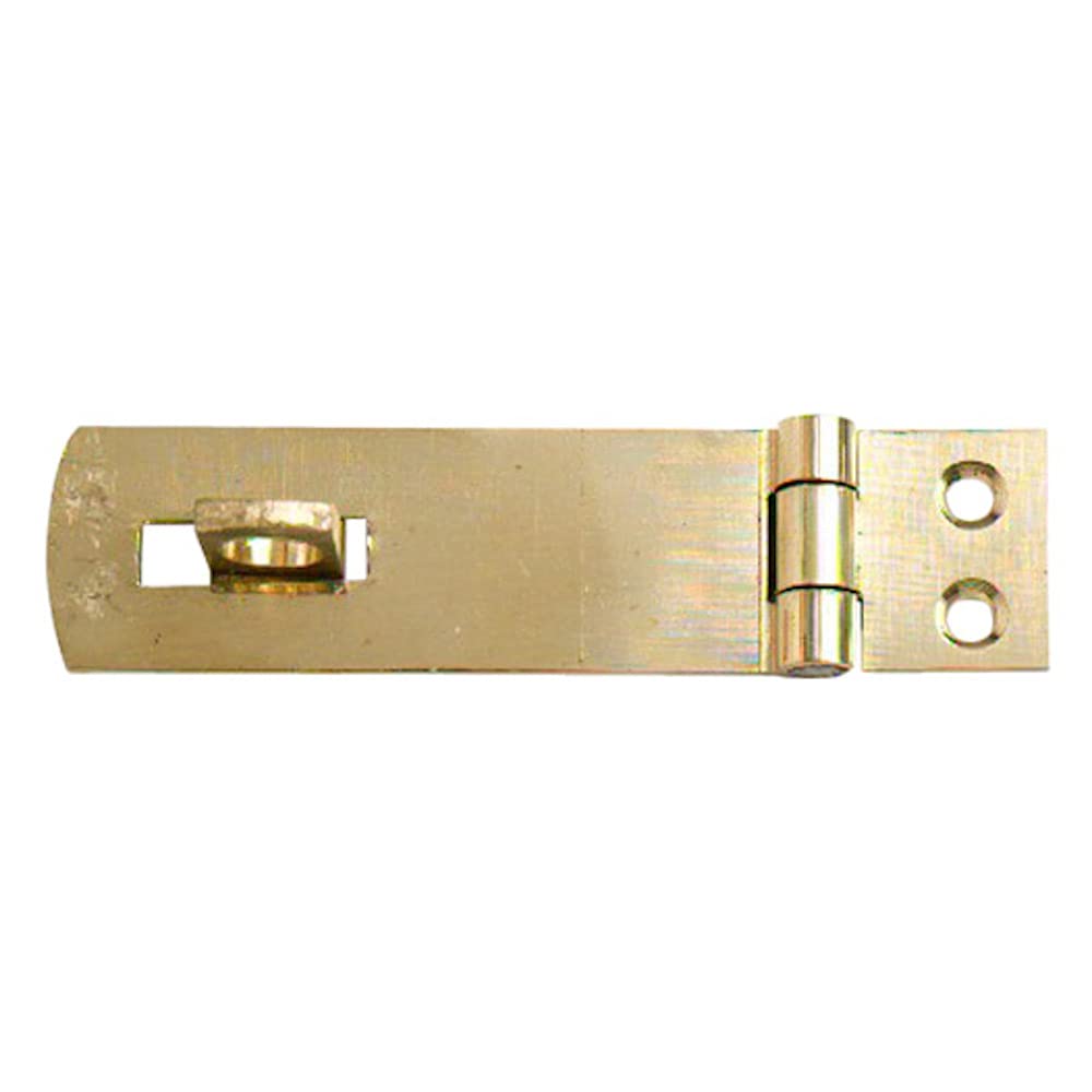 Merriway® BH01802 Safety Hasp and Staple, 75mm (3 inch) - Polished Brass
