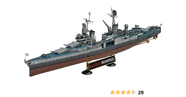 Academy 1 350 Uss Indianapolis Ca 35 Amazon Ae Arts Crafts