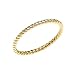 10k Yellow Gold Dainty Stackable Rope Design Ring (Size 7)