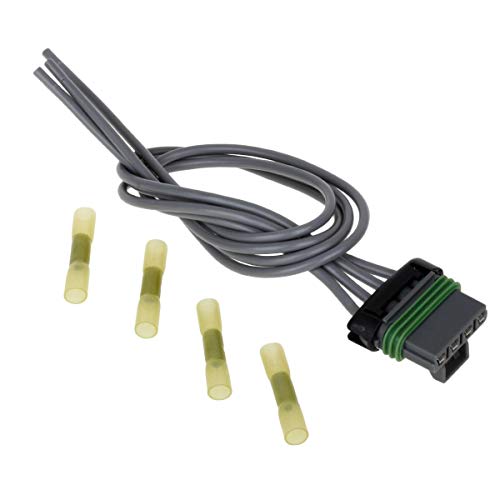 PartsSquare Blower Motor Resistor 4P1453 JA1586 15218254 with Connecter Plug Compatible with Chevy Colorado,GMC Canyon 2005-2012 Replacement for Isuzu i-370 2007-2008,Isuzu i-350 2006 - Thumbnail 4