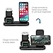 Wireless Charger, 3 in 1 Wireless Charging Stand for Latest Airpods iPhone and iWatch, Wireless Charging Station Compatible for iPhone 11/11 Pro Max/X/XS Max/8 Apple Watch Charger 5 4 3 2 1 Airpods 2