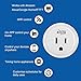 Smart plug, KMC Mini Wifi Outlet Compatible with Alexa, KMC Home & IFTTT,Smart Life, No Hub Required, Remote Control Your Home Appliances from Anywhere, ETL Certified(2 Pieces)