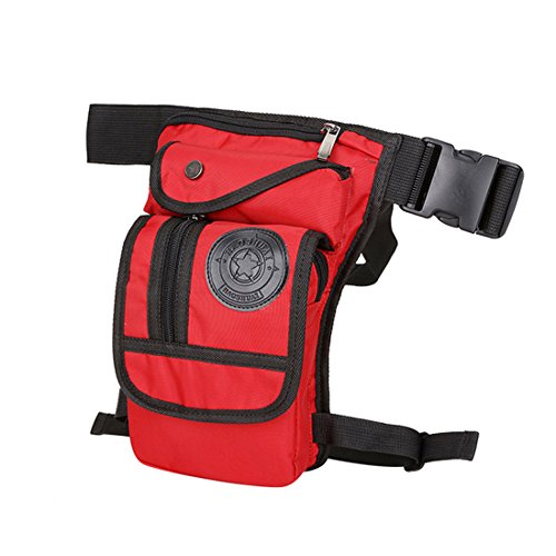 leg fanny pack red